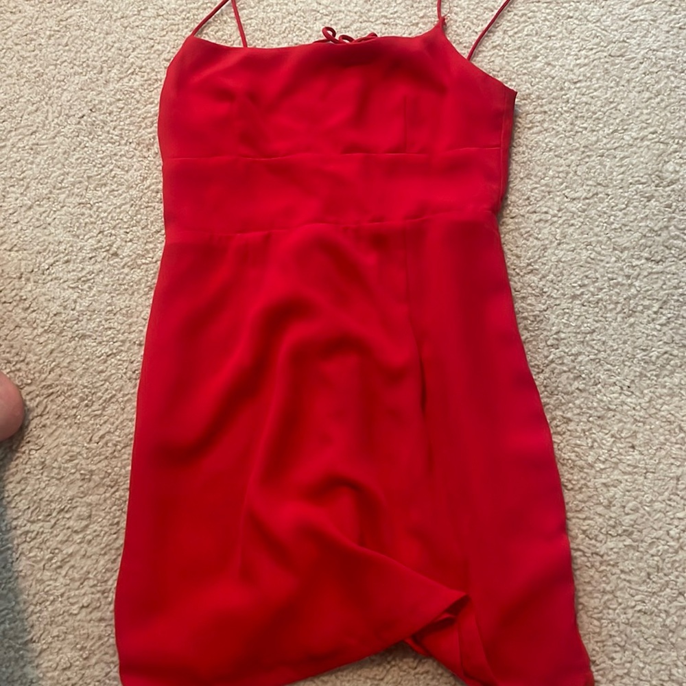 Superdown red homecoming dress
